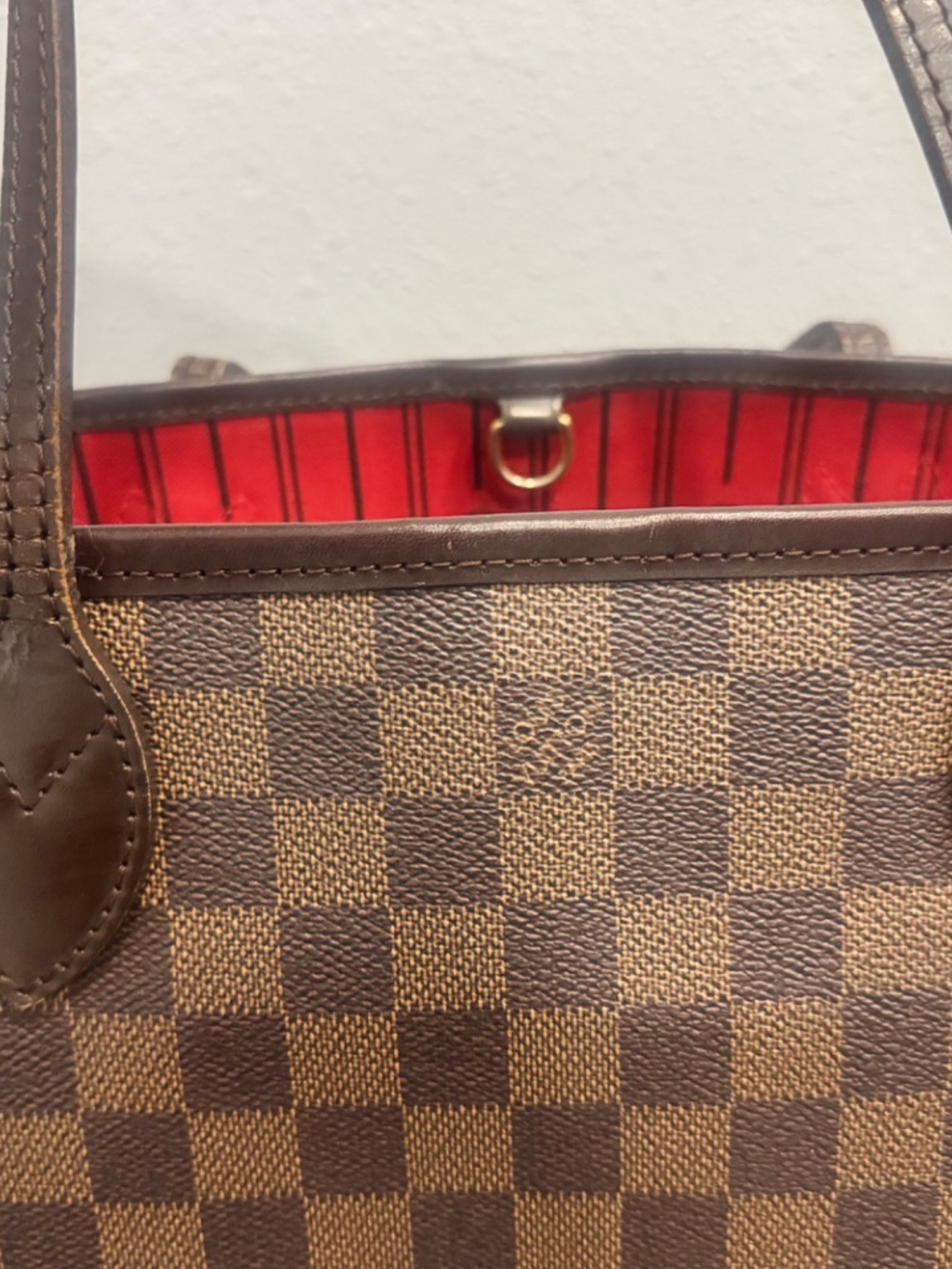 Louis Vuitton Neverfull Damier Ebene Tote PM Brown Canvas - Picture 3 of 16